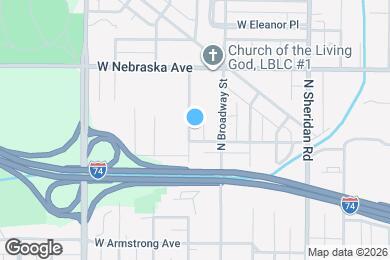 Map image of the property - 1706 N Machin Ave