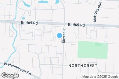 Map image of the property - 2163 Hedgerow Rd