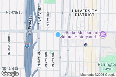 Map image of the property - 4343 Roosevelt Way NE