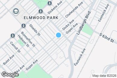 Map image of the property - 6527 Guyer Ave
