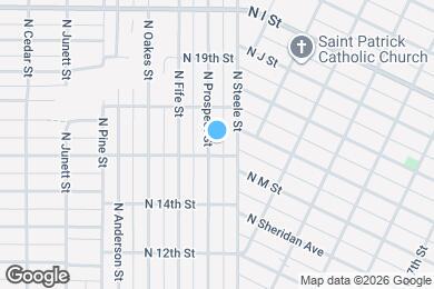 Map image of the property - 1507 N Prospect ST