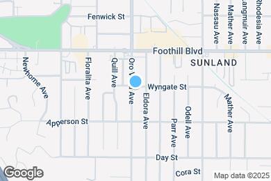 Map image of the property - 10354 Oro Vista Ave