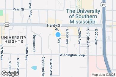 Map image of the property - 127 S 31st Ave