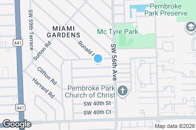 Map image of the property - 5649 SW 36th Ct