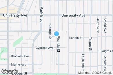 Map image of the property - 3722 Florida St