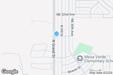 Map image of the property - 2928 N Grand St