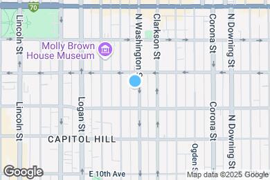 Map image of the property - 1243 N Washington St
