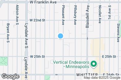 Map image of the property - 2400 Pleasant Avenue South
