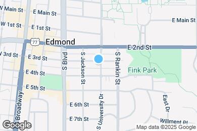 Map image of the property - 334 E 3rd St