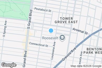 Map image of the property - 3418 Hartford St