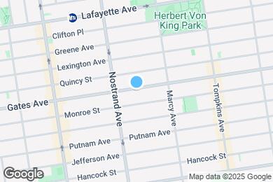 Map image of the property - 420 Gates Ave