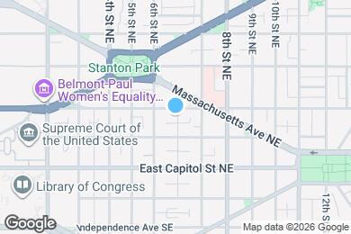 Map image of the property - 629 Constitution Ave NE