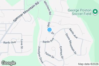 Map image of the property - 1040 Sapphire Dr