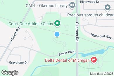 Map image of the property - Okemos Station Apartments