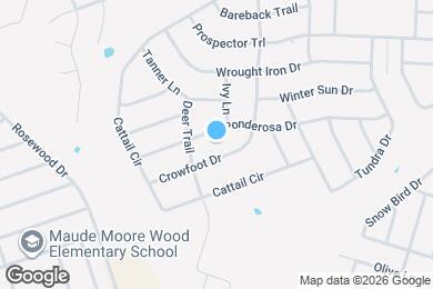 Map image of the property - 308 Ponderosa Dr