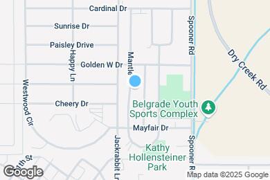 Map image of the property - 702 Mantle Dr