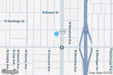 Map image of the property - 6610 N Greenwich Ave