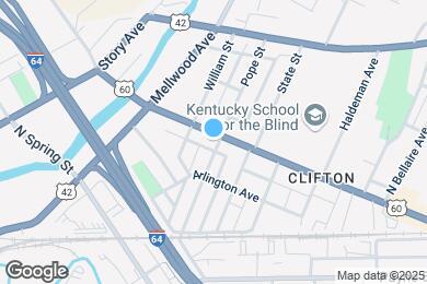 Map image of the property - 1764 Frankfort Ave