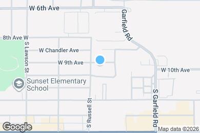 Map image of the property - 12309 W 9th Ave