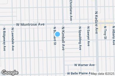Map image of the property - 4307 N Bernard St