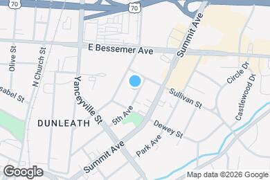 Map image of the property - 811 5th Ave