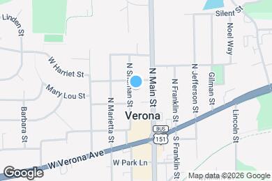 Map image of the property - 305 N Shuman St