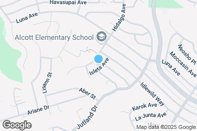 Map image of the property - 4644 Isleta Ave