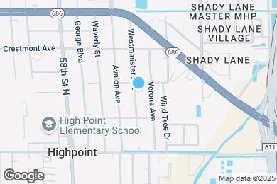 Map image of the property - 15357 Westminister Ave