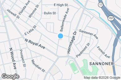 Map image of the property - 912 Bellemeade Ave