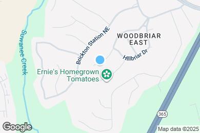 Map image of the property - 2185 Woodbriar Dr