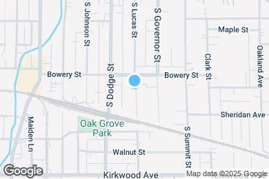 Map image of the property - 623 S Lucas St