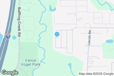 Map image of the property - 10041 Creek Bluff Dr