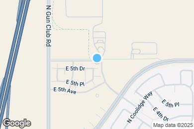 Map image of the property - 23651 E 5th Dr