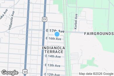 Map image of the property - 420 E 16th Ave