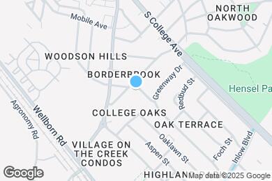 Map image of the property - 401 W Brookside Dr