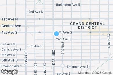 Map image of the property - 2745 2nd Ave S