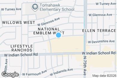 Map image of the property - 7619 W Devonshire Ave