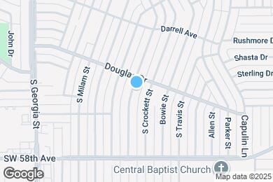 Map image of the property - 5107 S Bonham St