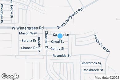 Map image of the property - 1735 Oneal St