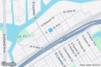 Map image of the property - 2732 S Bonfield St