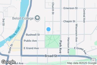 Map image of the property - 715 Bushnell St