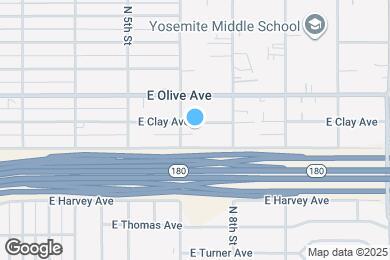 Map image of the property - 3720 E Clay Ave