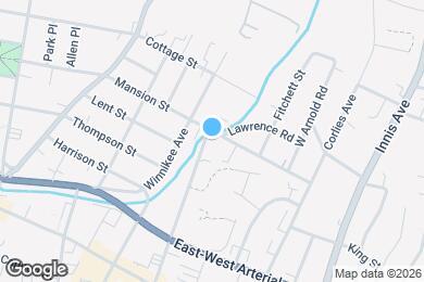 Map image of the property - 91 Pershing Ave