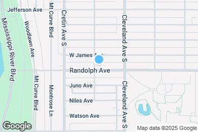 Map image of the property - 2115 Randolph Ave