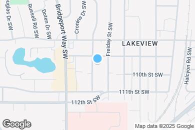 Map image of the property - 10901 Addison St SW
