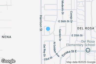 Map image of the property - 3522 N Alameda Ave
