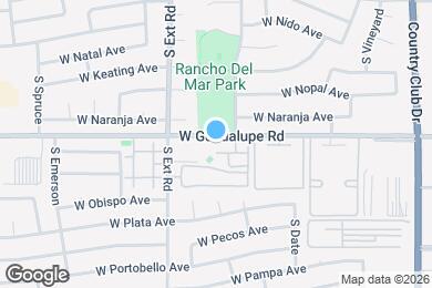 Map image of the property - 653 W Guadalupe Rd