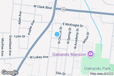 Map image of the property - 104 W Hembree St