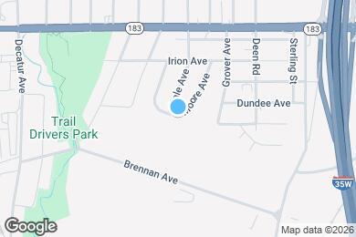 Map image of the property - 2152 Moore Ave