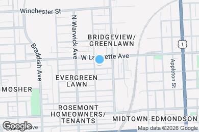 Map image of the property - 2328 Calverton Heights Ave